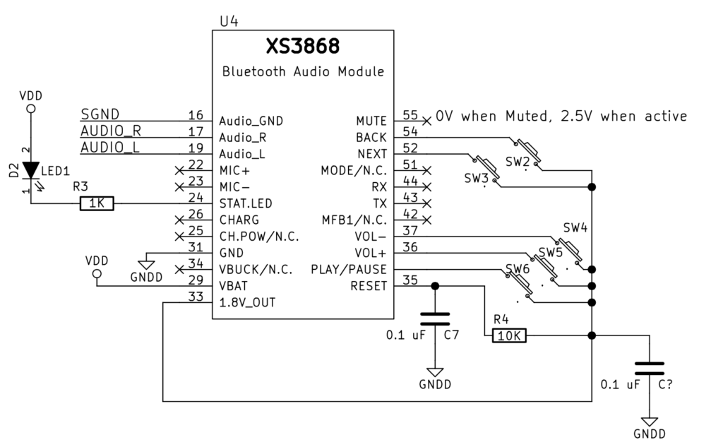 XS3868 pin def