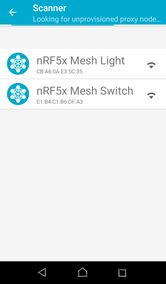 BLE mesh lighting node