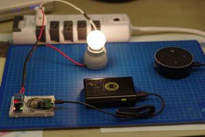 MT7697 interact with Echo dot - light on